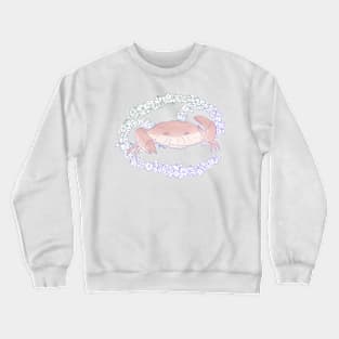 Cancer &quot;Skull&quot; - Colour Outline Crewneck Sweatshirt